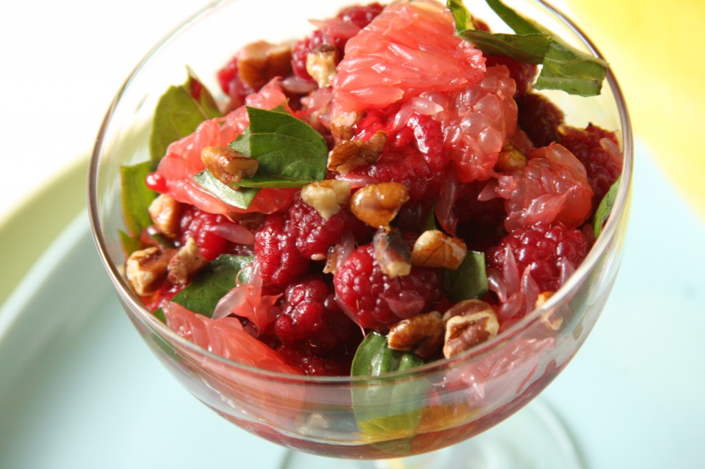Raspberry Grapefruit Salad